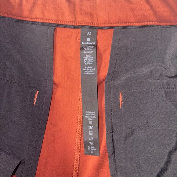 Men's Lululemon Commission Pant Classic Warpstreme Date Brown Size 32 - Picture 7 of 14